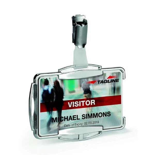 RFID ID Card Holder Durable Secure Pack of 10, ACCO 890123