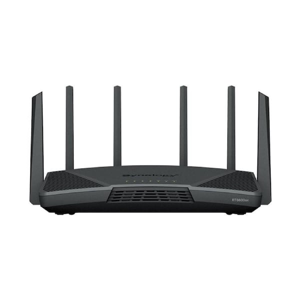 Synology RT6600ax Tri-Band Wi-Fi 6 Router - Quad-Core 1.8 Ghz, 1GB DDR3 Memory