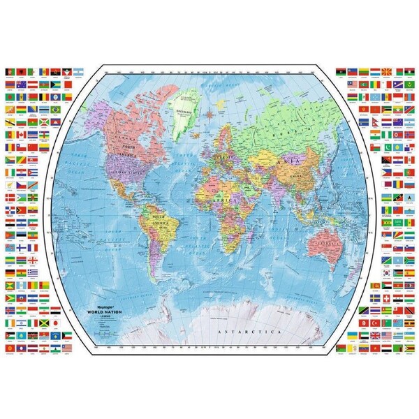 Ravensburger - Political World Map Puzzle 1000pc