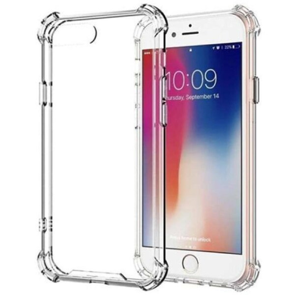 Clear Reinforced Protection Back Case Cover for iPhone 7/8 Plus - Clear