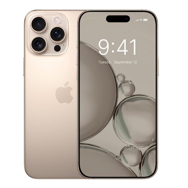 Apple iPhone 16 Pro - 512GB - Desert Titanium - Refurbished (Good Condition)