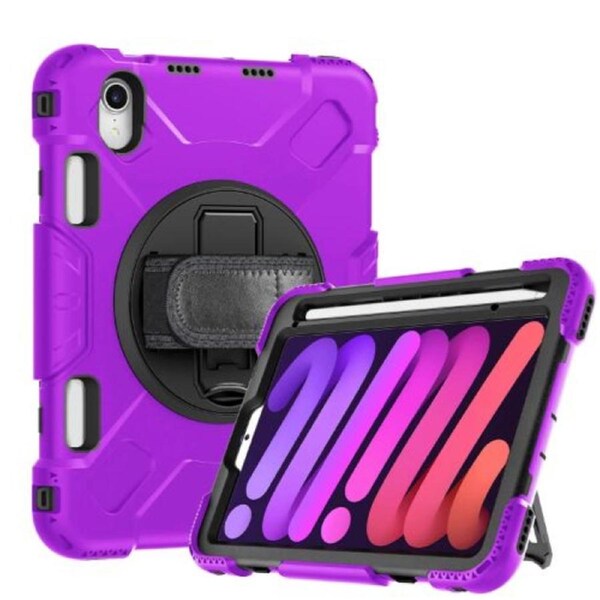 Tough On Rugged Protection iPad Case for iPad Mini 7 / Mini 6 - Purple