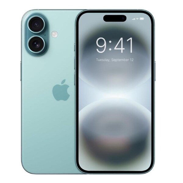 Apple iPhone 16 - 256GB - Teal - Refurbished (Excellent Condition)