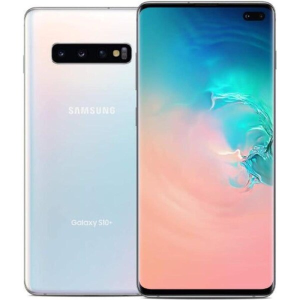 Samsung Galaxy S10+ -128GB - Prism White - Refurbished (Excellent Condition)