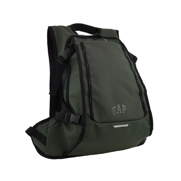 GAP Water Repellent Secure Travel Laptop Backpack Bag 30x55cm Khaki