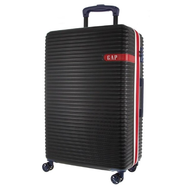 GAP Hard-Shell 4-Wheel Suitcase TSA Lock Large Travel Luggage 76cm Black