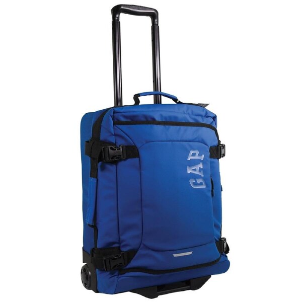 GAP Travel Cabin Soft Shell Suitcase Lockable Trolley Luggage 36x48cm Blue