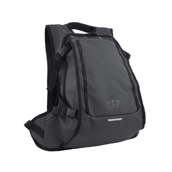 GAP Water Repellent Secure Travel Laptop Backpack Bag 30x55cm Charcoal