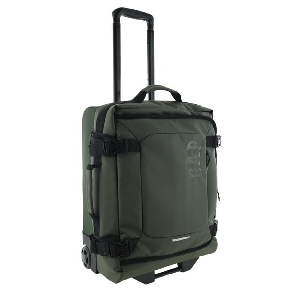 GAP Travel Cabin Soft Shell Suitcase Lockable Trolley Luggage 36x48cm Khaki