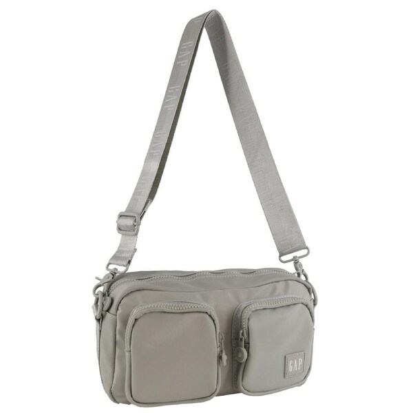 GAP Women's Travel Nylon Shoulder Crossbody Bag w/ Zip Pocket 30x20cm Chino