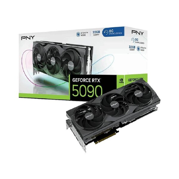 PNY GeForce RTX 5090 32GB OC Edition GDDR7 Graphics Card