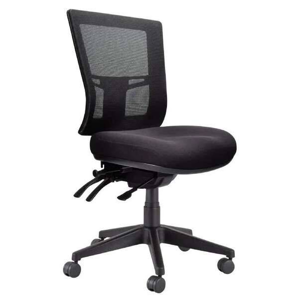 Buro Metro II Ergonomic Office Chair Mesh Seat Slide Nylon Base Black