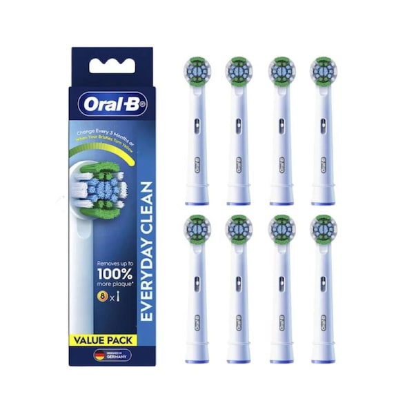 Oral-B Precision Clean Electric Toothbrush Head Refill 8 Pack