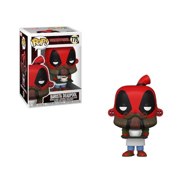 Funko Pop Deadpool Barista Deadpool 30th Anniversary #775 Vinyl Figure