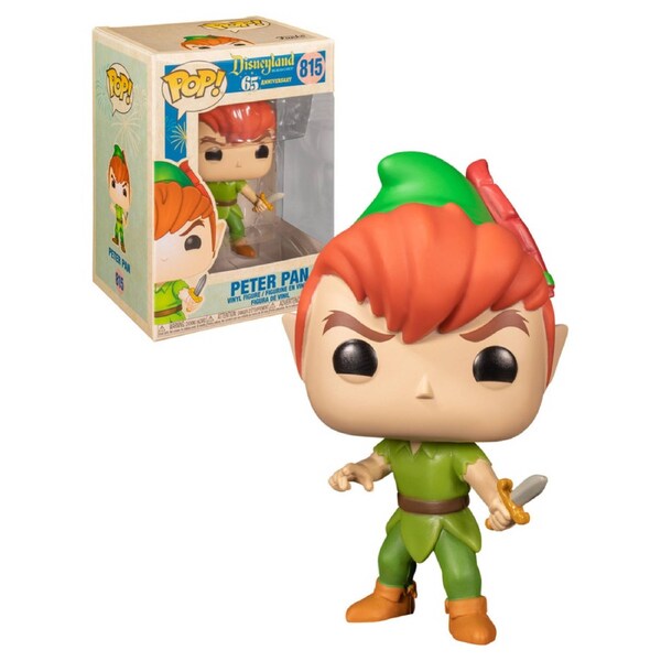 Funko Pop Disneyland Resort 65th Anniversary Peter Pan #815 Vinyl Figure