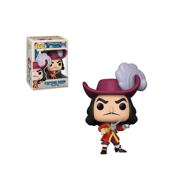 Funko Pop Disneyland Resort 65th Anniversary Captain Hook #816 Vinyl Figure