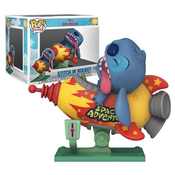 Funko POP Rides Lilo & Stitch - Stitch in Rocket #102 Vinyl Figure