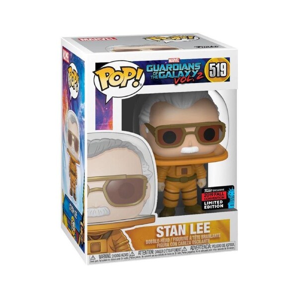 Funko Pop Stan Lee Cameo Guardians of the Galaxy: Vol. 2 Astronaut NYCC 2019 #519