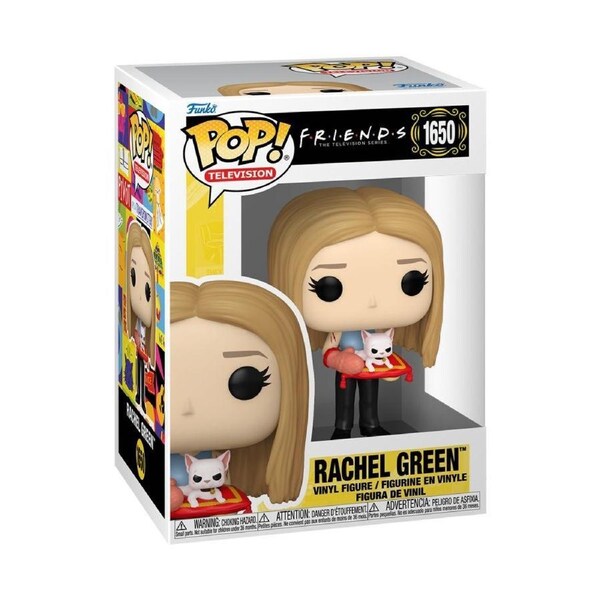 Funko POP Friends F.R.I.E.N.D.S Rachel Green with Hairless Cat #1650 Vinyl Figure