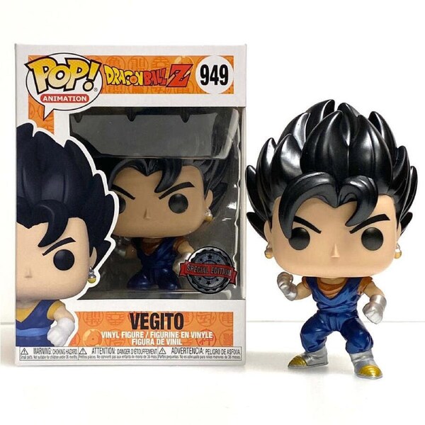 Funko Pop Dragon Ball Z Vegito Metallic #949 Vinyl Figure