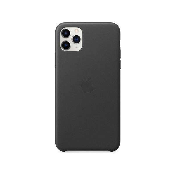 Apple Leather Case for iPhone 11 Pro Max Soft European Leather - Black