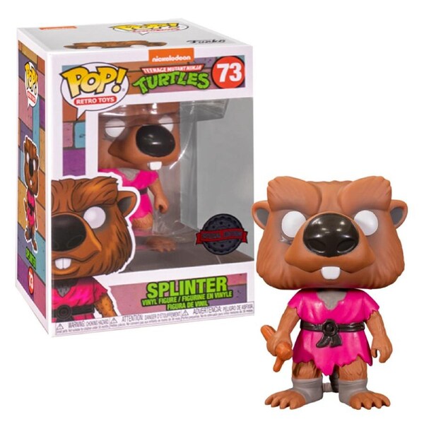 Funko Pop Retro Toys Teenage Mutant Ninja Turtles Splinter #73 Vinyl Figure