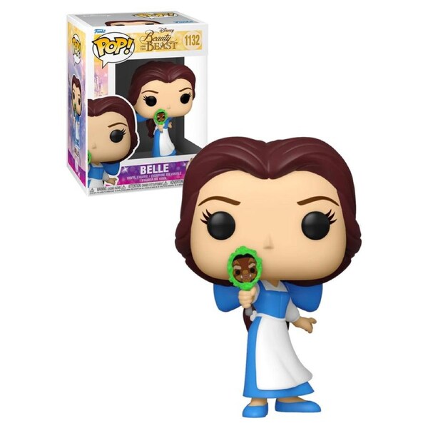 Funko POP Disney Beauty & The Beast Belle with Mirror 30th Anniv #1132 Vinyl Figure