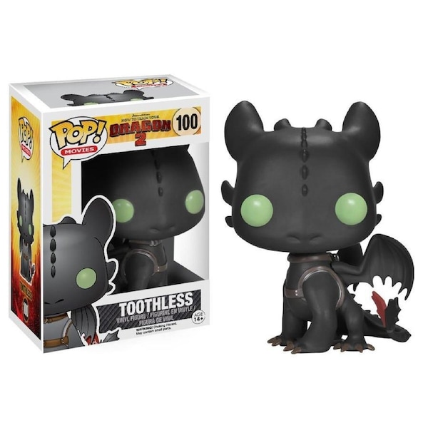 Funko POP! How To Train Your Dragon 2 Toothless (Metallic) #100 Vinyl Figure