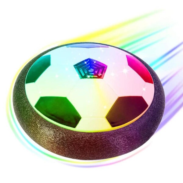 Nevenka LED Hover Soccer Ball with Foam Bumpers for Indoor or Outdoor Play 115mm