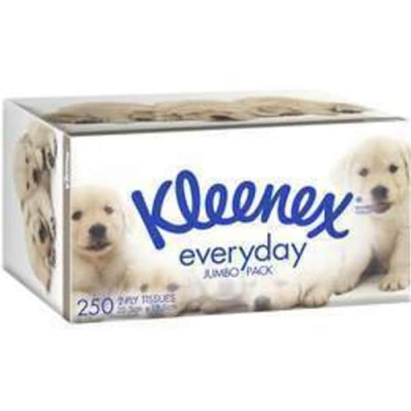 Kleenex Facial Tissues Jumbo 250's