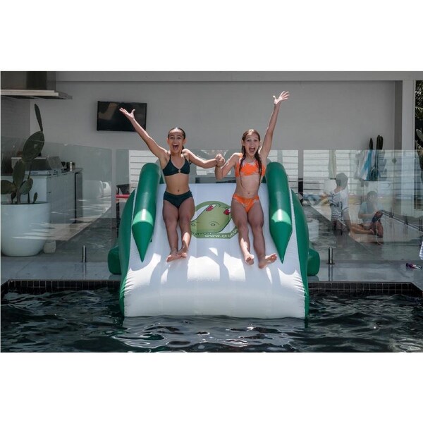 MIKROS 2M INFLATABLE WATER POOL SLIDE