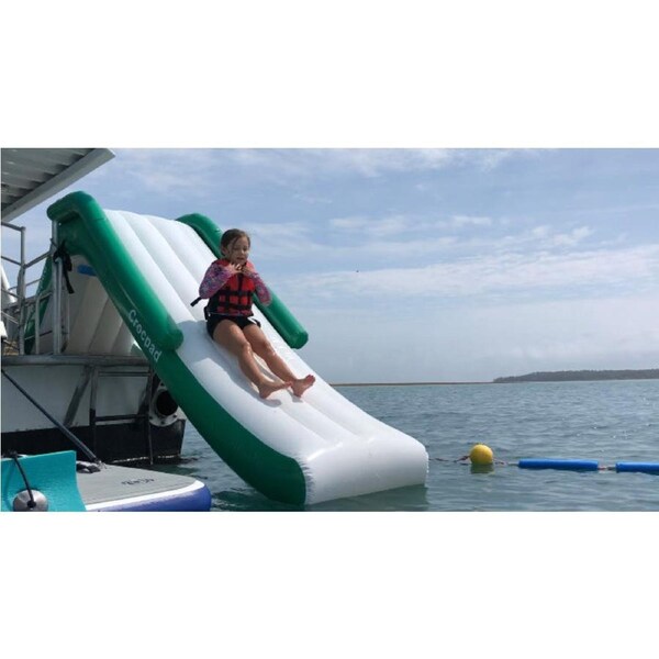 BOAT PONTOON WATERFALL SLIDE