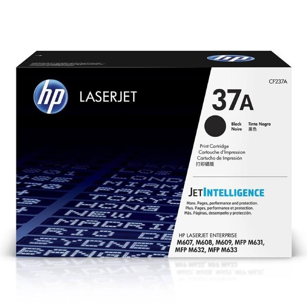 Genuine HP 37A Black Toner Cartridge CF237A LaserJet Enterprise M607, M608, M609