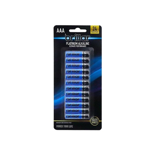 24 Pcs of AAA Platinum Alkaline Batteries