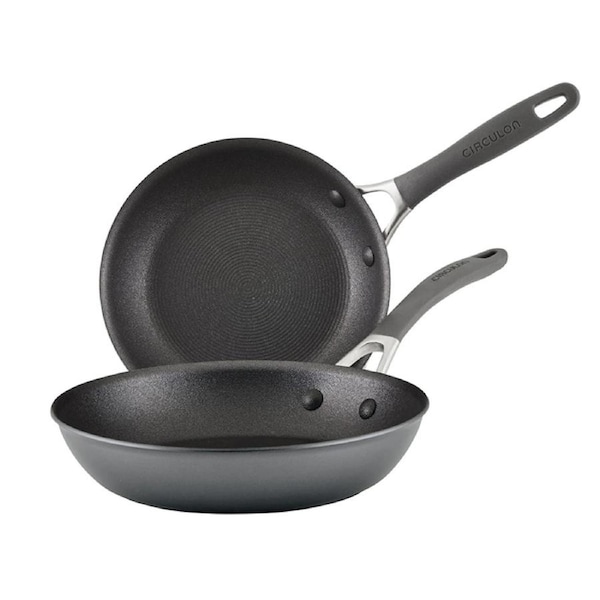 Circulon ScratchDefense A1 Nonstick Skillet Twin Pack 21.5/25.4cm 818400