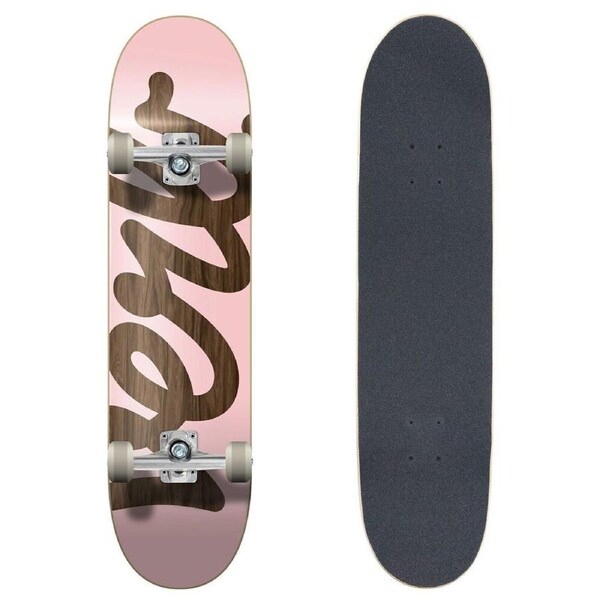Verb Complete Skateboard Outdoor Sport Deck Progressive Xl Script Pink 8in