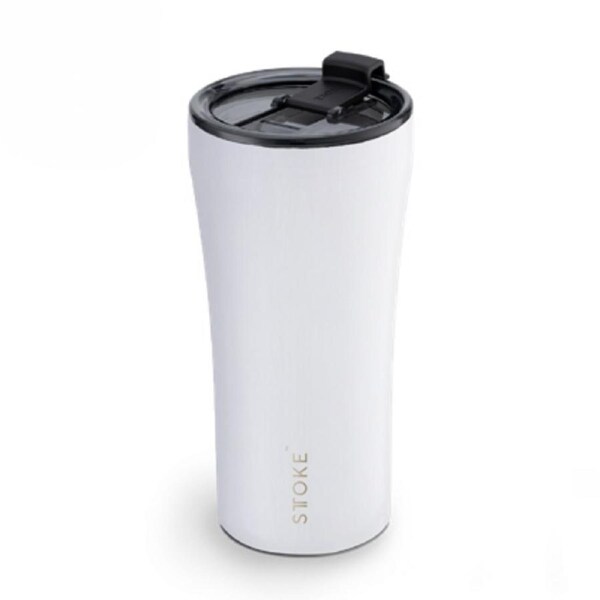 STTOKE Ceramic Reusable Cup 16oz (460ml) - Angel White