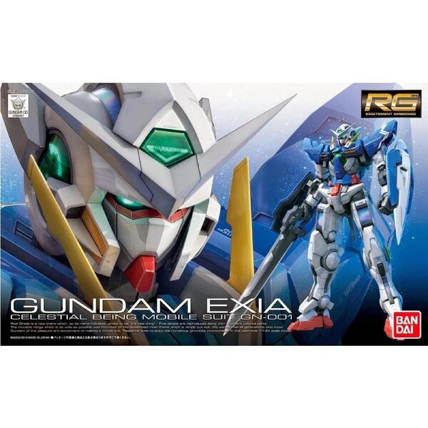 Mobile Suit Gundam RG #15 GN-001 Gundam Exia 1/144 Scale Model Kit