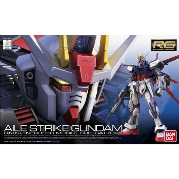 Mobile Suit Gundam SEED RG #03 Aile Strike Gundam 1/144 Scale Model Kit