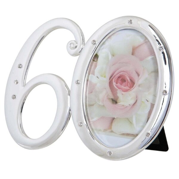 Russell Collection Photo Frame - Number 60 with Diamantes