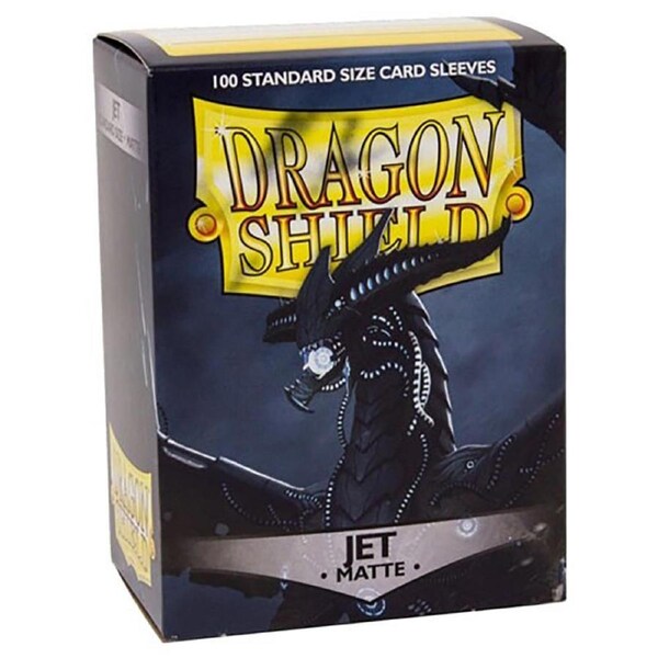Dragon Shield TCG - 100 Matte Trading Card Sleeves - Jet