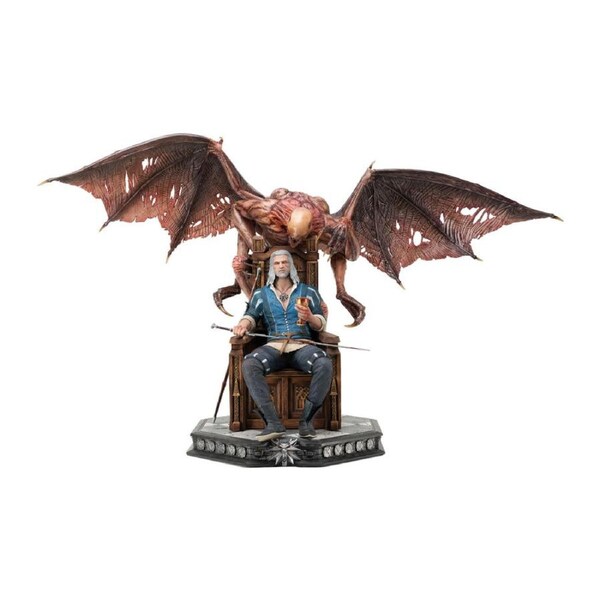 The Witcher 3 Wild Hunt Geralt 1:4 Scale 106cm Wigspan Statue Figure