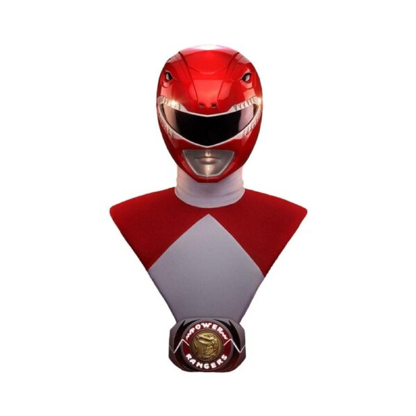 Shock Collectibles Power Rangers Red Ranger Life Bust PCS Exclusive