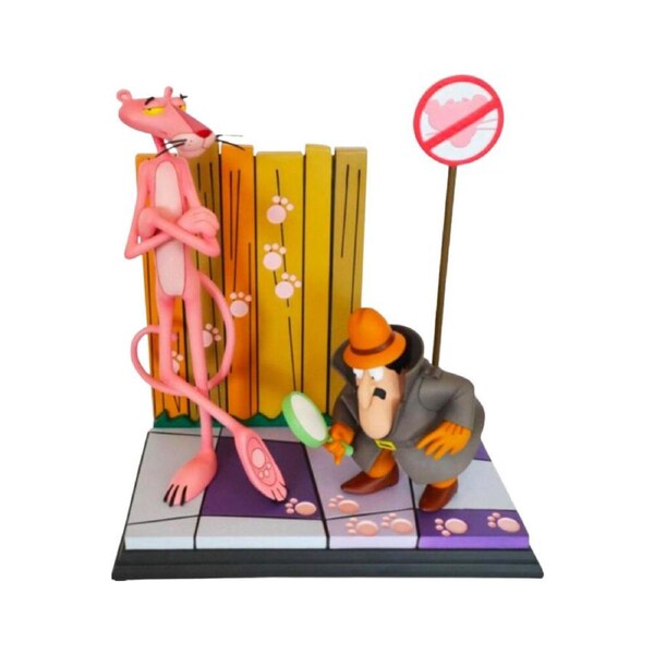 Pink Panther Pink Panther & The Inspector Statue