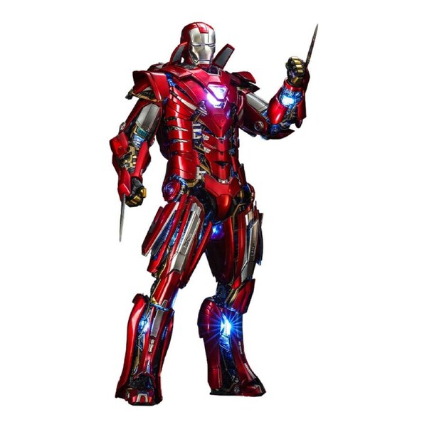 Iron Man 3 Silver Centurion Armor SuitUp 1:6 Scale Statue Action Figure