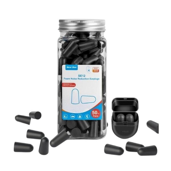 New Bee SE12 [51 Pair] Soft Foam Comfortable Noise Reduction Earplugs