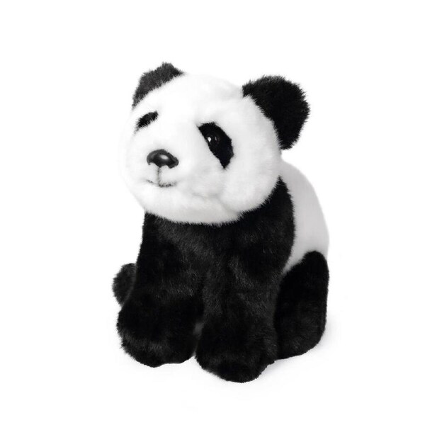 Living Nature Panda Cub Stuffed Animal Plush Soft Toy 18cm Black/White 0y+