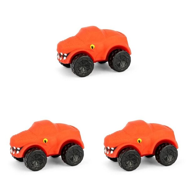 3PK Keycraft Stretch Wheels Dinos Stress Relief Sensory Fidget Toy Assorted 3y+