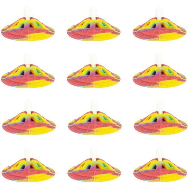 12PK Keycraft Pop N Drop Handheld Popper Sensory Fidget Toy Kids Assorted 3y+