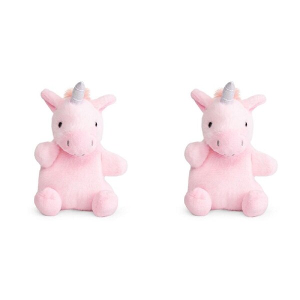2PK Little Living Nature Snugglies Unicorn Plush Animal Toy 15cm Assorted 3y+